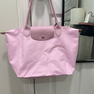 Longchamp Le Pliage Pink Tote Bag size Medium